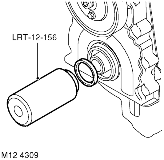 Remove remove – Using a lint free cloth, thoroughly clean oil seal recess and the running surface on crank