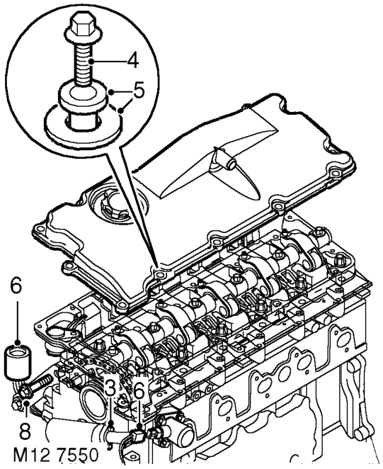 Disassembly – Remove inlet manifold gasket.  ENGINE - Td5, OVERHAUL, Gasket - inlet manifold.