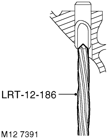 Check valve seat inserts for pitting and burning. It is not permissible to recut or replac