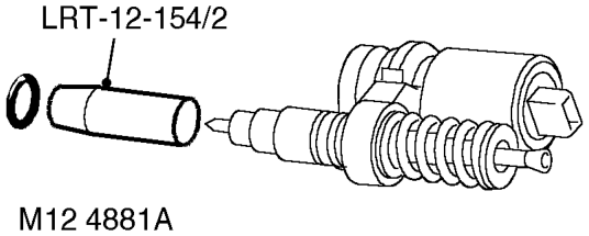 Reassembly – Lubricate new injector 'O' rings with engine oil.