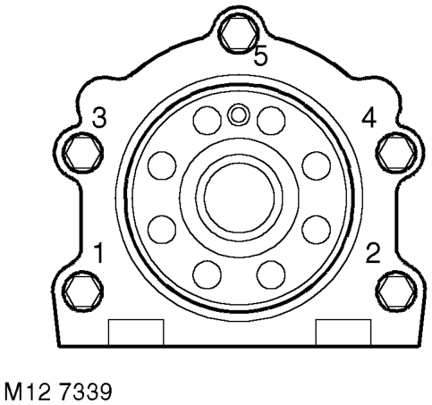 Reassembly – Position seal protector LRT-12-061 over crankshaft boss. Fit new oil seal and housing and 