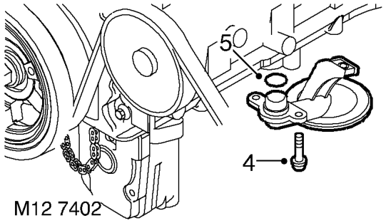 Disassembly – Release drive sprocket from chain, remove sprocket.