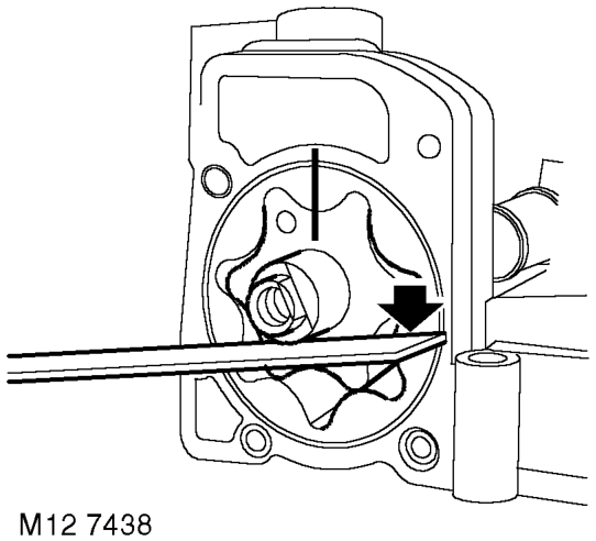 Check spring for distortion, check free length of