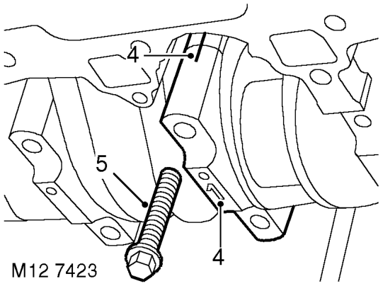 Disassembly – Remove connecting rod bearings.  ENGINE - Td5, OVERHAUL, Bearings - connecting rods.