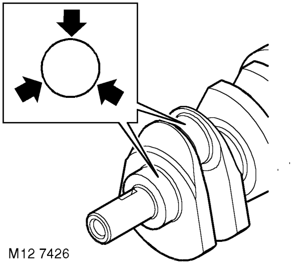 Crankshaft - inspection – Check core plugs in cylinder block for corrosion or signs of leakage, seal replacement plu