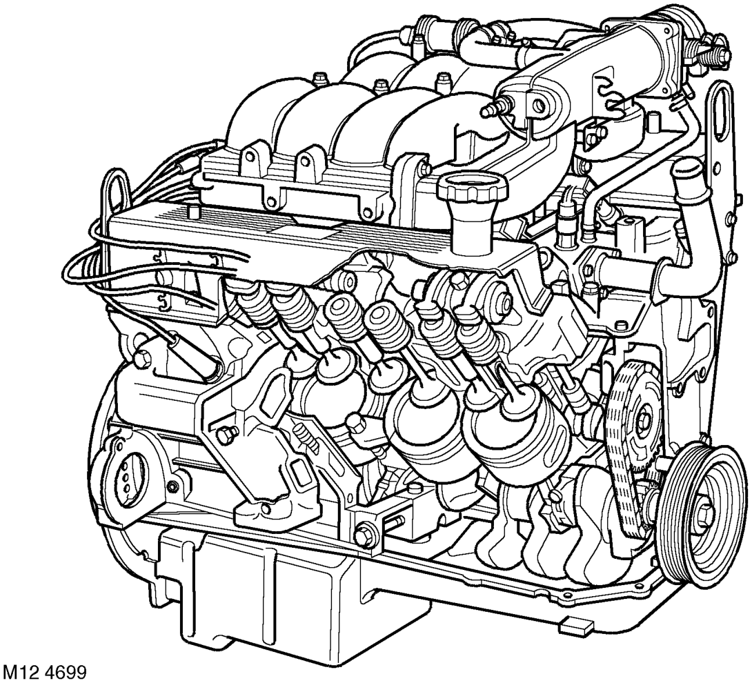 V8 engine – ENGINE - V8DESCRIPTION AND OPERATION