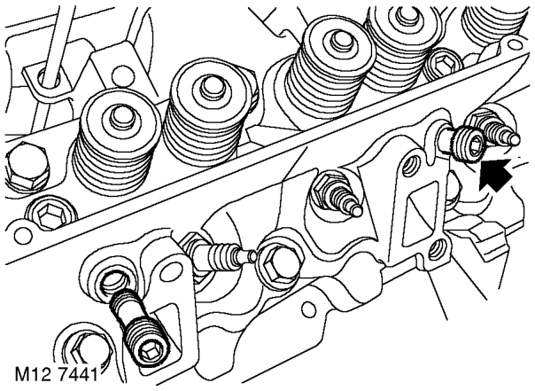 Gasket - cylinder head - lh – Remove push rods. Store push rods in their fitted order.