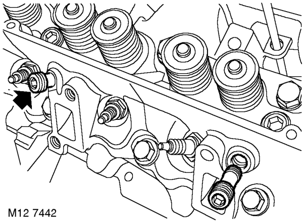 Remove push rods. Store push rods in their fitted order.