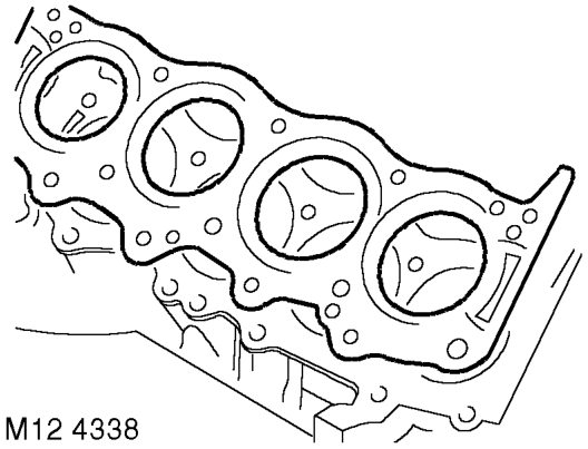 Remove cylinder head.