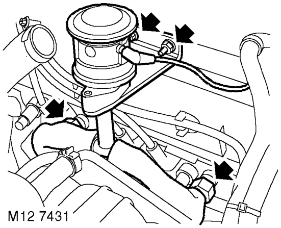 Injection. – Remove upper inlet manifold gasket.  MANIFOLDS AND EXHAUST SYSTEMS - V8, REPAIRS, Gasket 