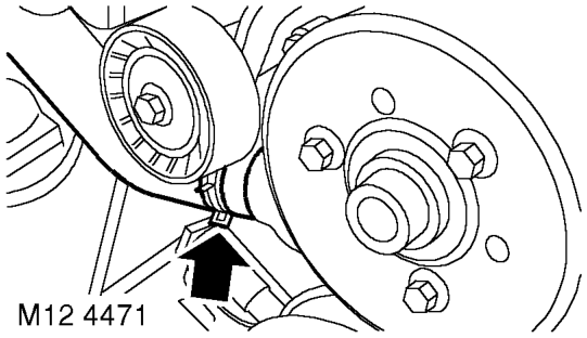 Release PAS pump high and low pressure pipes and position aside.