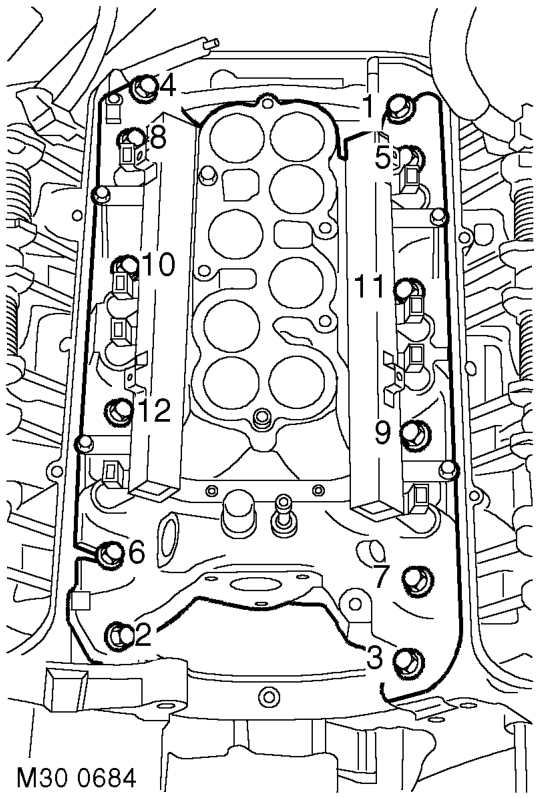 Remove and discard rocker cover gaskets.