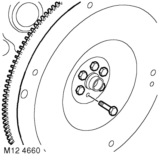 Disassembly – Remove CKP sensor.  ENGINE MANAGEMENT SYSTEM - V8, REPAIRS, Sensor - crankshaft position 