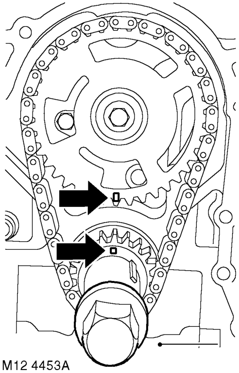 Disassembly – Remove timing gear cover gasket.  ENGINE - V8, OVERHAUL, Gasket - timing gear cover.