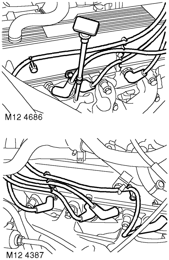 Disassembly – If both rocker shafts are to be removed, identify each assembly to ensure refitment to ori