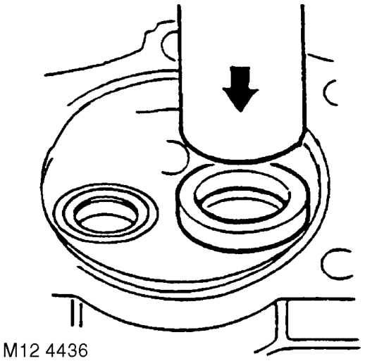 Remove worn valve seat.