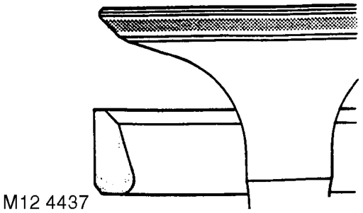 Recut valve seat in head and lap in valves using fine paste.