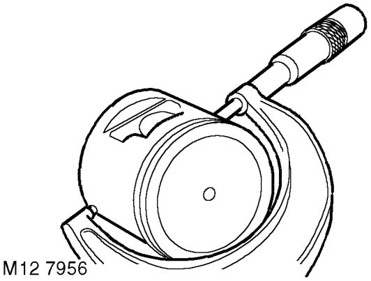 Remove piston rings from piston.