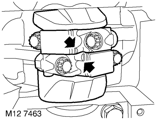 Reassembly – Check that bearing shells are correctly located in connecting rod bearing caps.