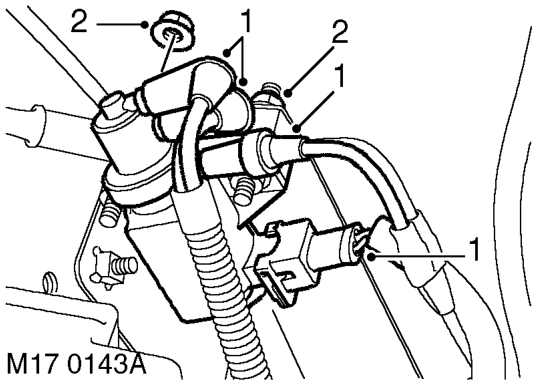 Modulator - egr – There are two types of modulator fitted. System type 1 has a single modulator, and type 2 