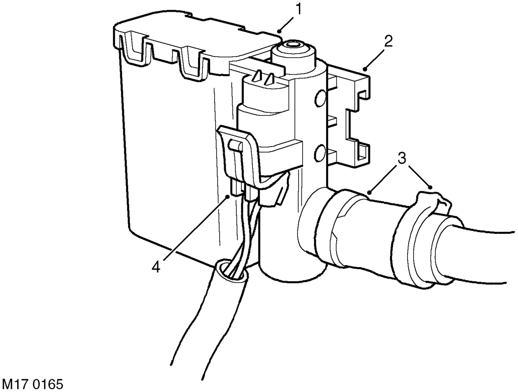 Canister Vent Solenoid (CVS) unit – (NAS with vacuum type, fuel evaporation leak detection