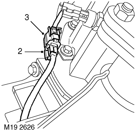 Sensor - heated oxygen (ho2s) - post- catalytic converter – Raise vehicle on ramp.