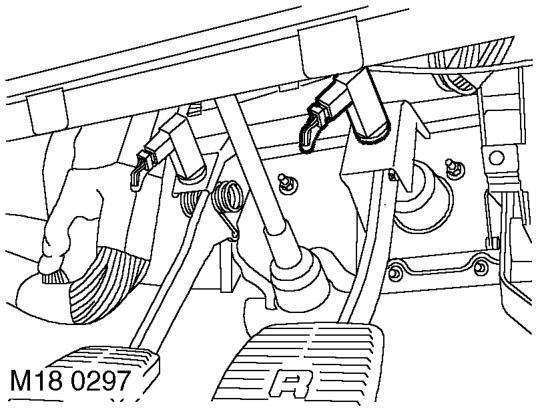 Brake pedal switch
