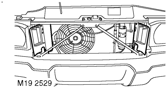 Intercooler – Remove front grille.  EXTERIOR FITTINGS, REPAIRS, Grille - front - up to 03MY.