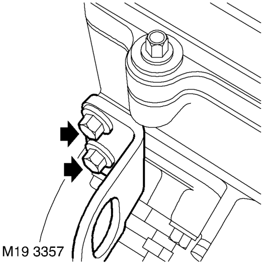 Regulator - fuel pressure – Remove 3 bolts and remove engine acoustic cover.