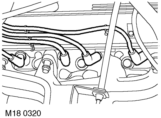 High tension (ht) leads – In the event of a spark plug failure, misfire on specific cylinder may be observed: