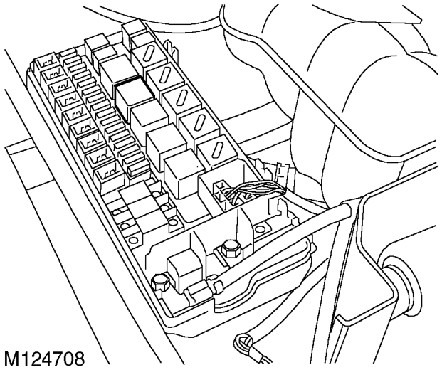 Cooling fan relay