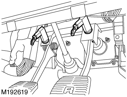 Clutch pedal switch