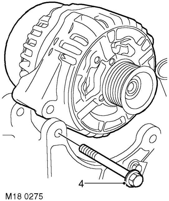 Sensor - engine coolant temperature (ect) – Remove auxiliary drive belt.  CHARGING AND STARTING, REPAIRS, Belt - auxiliary drive.