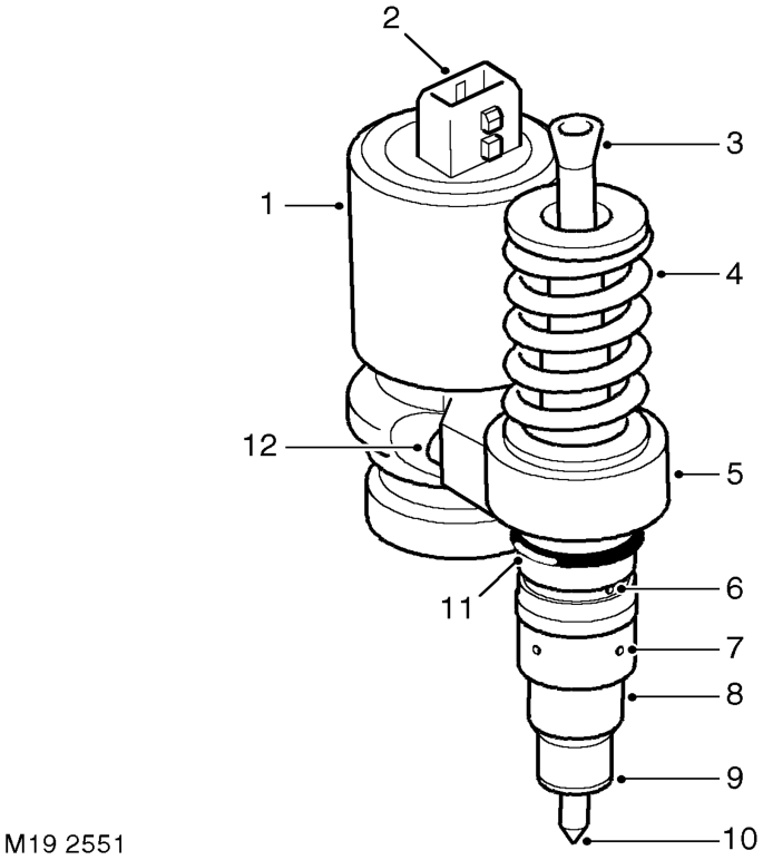 Injectors – (58 lbf.in ), the regulator opens and allows fuel to return to the fuel tank via the fuel 