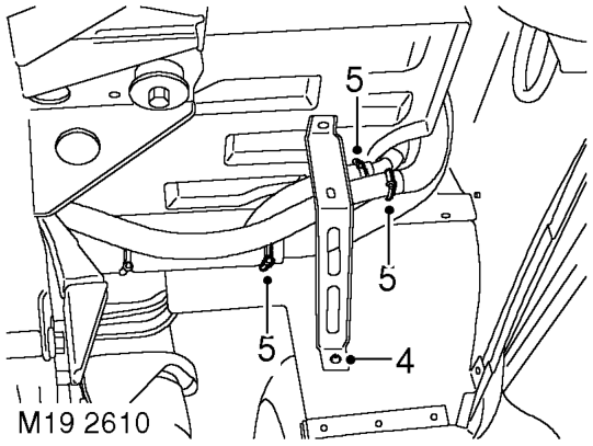 Filler tube - fuel – Remove filler cap.