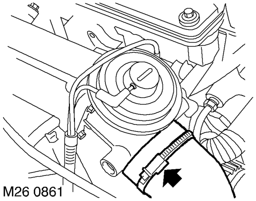 Thermostat – Remove viscous fan.  COOLING SYSTEM - Td5, REPAIRS, Fan - viscous.