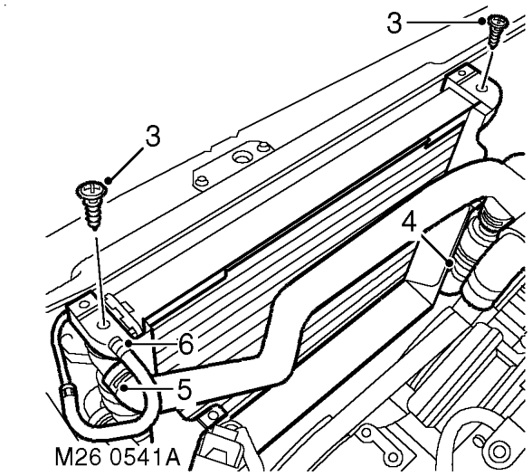 Radiator – Drain cooling system.  COOLING SYSTEM - V8, ADJUSTMENTS, Drain and refill.