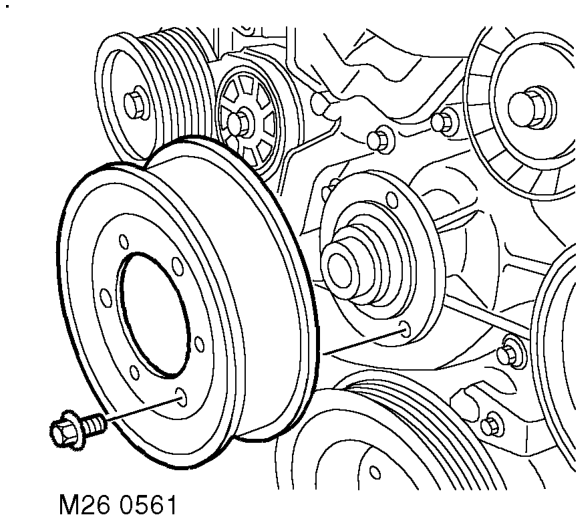 Remove remove – Drain cooling system. COOLING SYSTEM - V8, ADJUSTMENTS, Drain and refill.