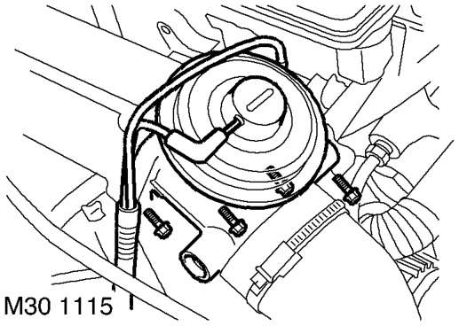Gasket - inlet manifold – Disconnect leads from 4 glow plugs and multiplug from MAP sensor.