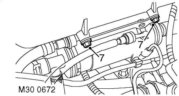 Gasket - inlet manifold – Remove 4 bolts, release EGR valve from inlet manifold and discard gasket.