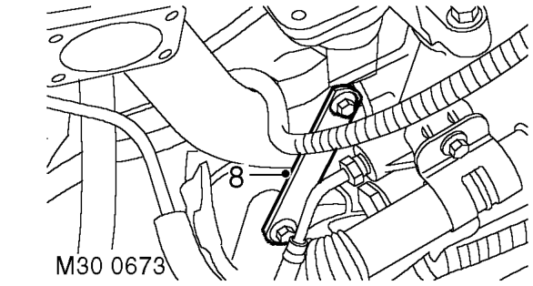 Gasket - inlet manifold – Remove 4 bolts securing fuel cooler to inlet manifold.
