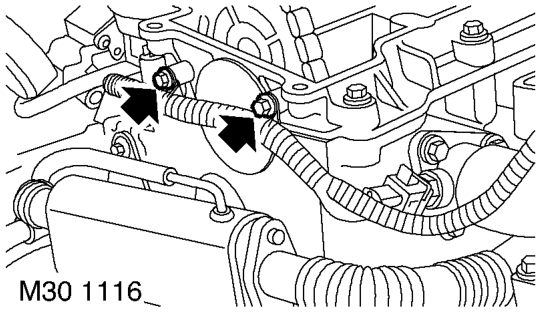 Disconnect multiplugs from turbocharger pressure sensor, ECT sensor, AAP sensor, MAF senso