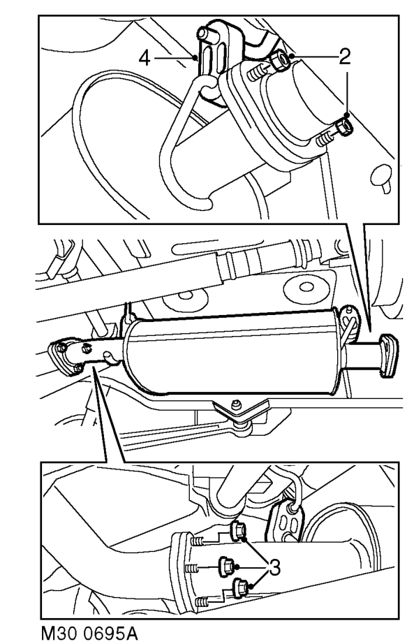 Raise vehicle on ramp.