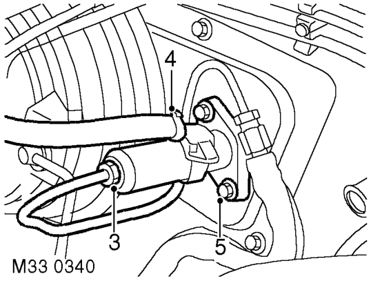 Caution: brake fluid will damage paint finished refit – Release spring clip securing clutch pedal clevis pin and remove pin from push rod and clut