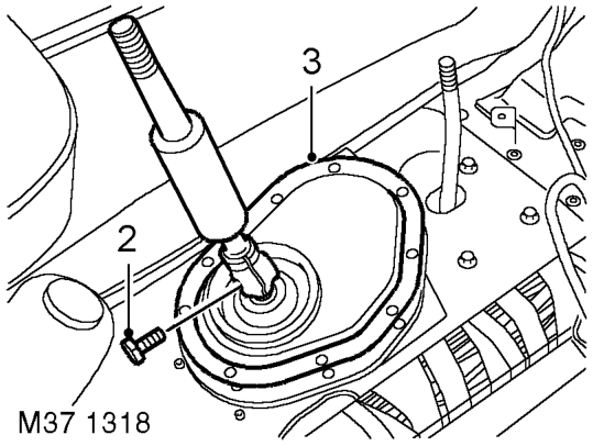 Spring - gear lever bias – Remove centre console.  INTERIOR TRIM COMPONENTS, REPAIRS, Console - centre - manual mode