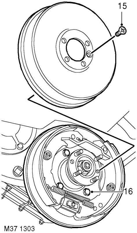 Repeat above operation for rear propeller shaft.