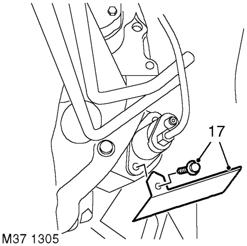 Remove 4 bolts from handbrake back plate, release back plate and tie aside.