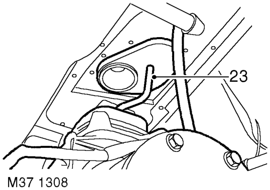 Remove 8 bolts securing mountings to gearbox, raise gearbox and remove both mountings.