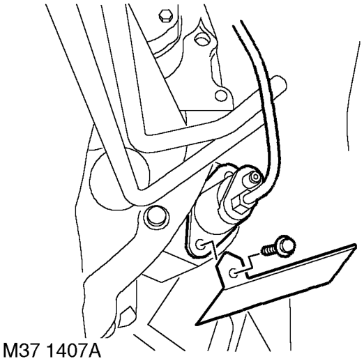 Remove 4 bolts from handbrake back plate, release back plate and tie aside.