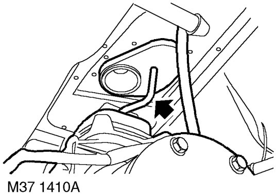 Lower gearbox sufficiently to access top of gearbox.